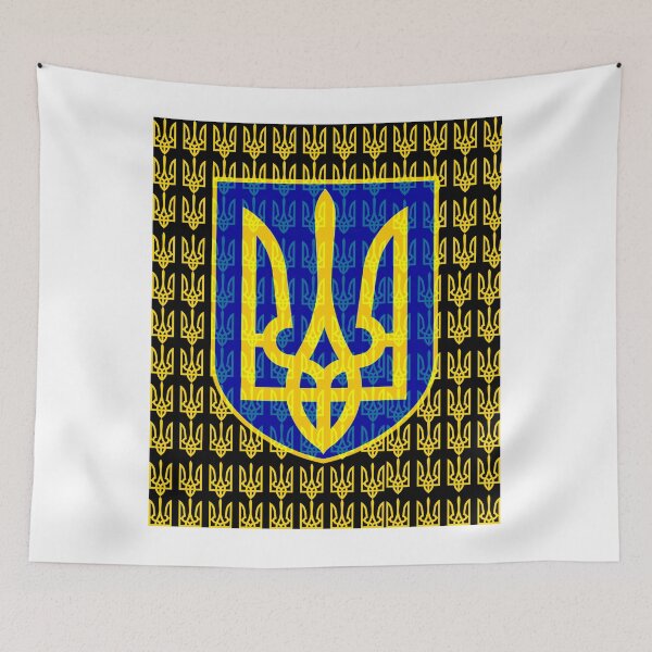Item preview, Ukraine coat of arms Drapeau  designed and sold by Saif6X.