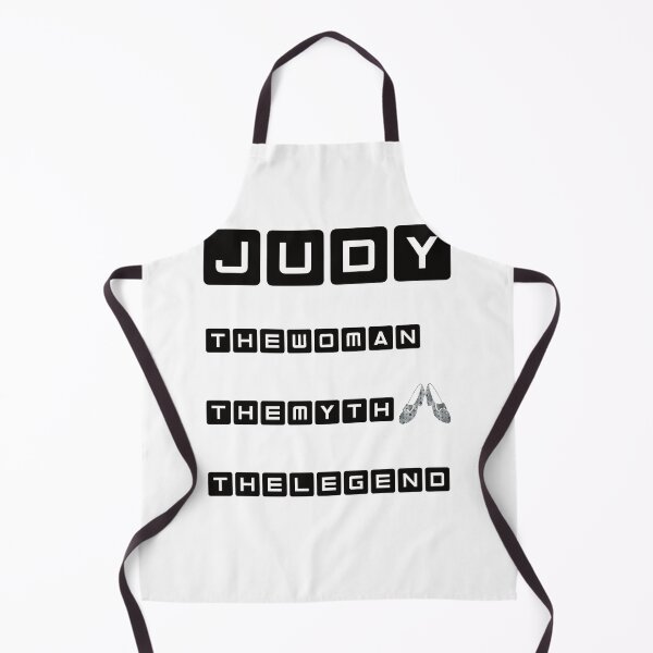 Item preview, Judy. The Woman. The Myth. The Legend. Black and White. Inspirational and Motivational Quote. Mood Booster. designed and sold by zicutza.
