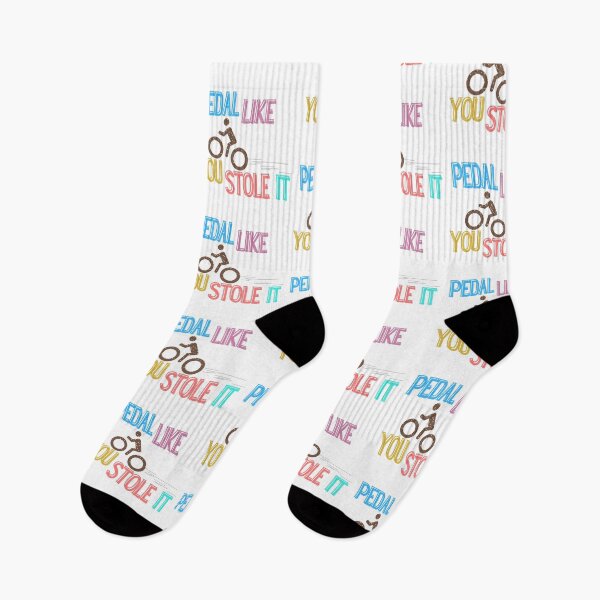 Item preview, Pedal like you stole it | cycling | bicycle | mountain biking designed and sold by Vicsdesignsart.