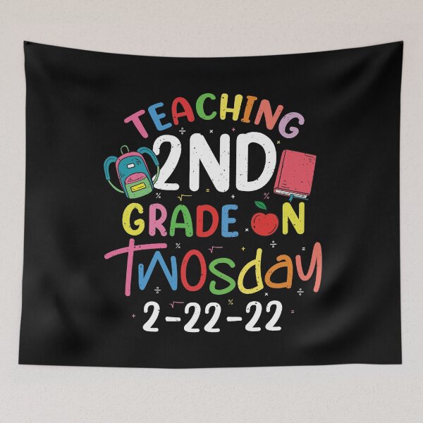 Item preview, Teaching 2nd Grade On Twosday 2-2-2022 Tuesday - Happy Twosday Tee Design Gift Idea For Teachers  designed and sold by Prince - Bestseller ★★★★★.