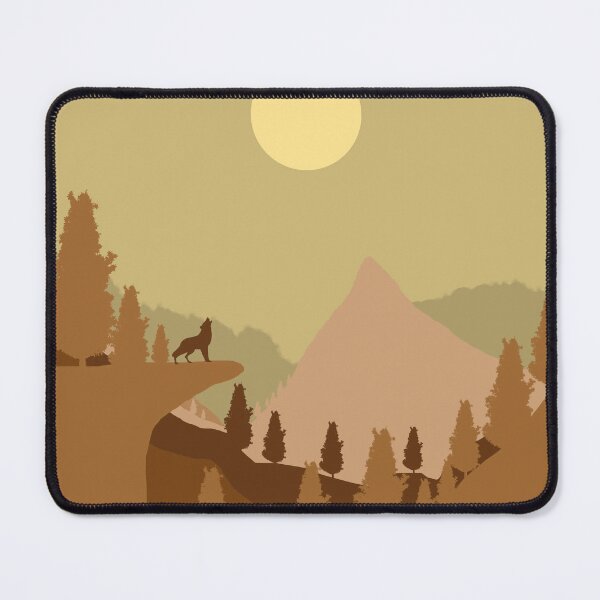 Item preview, The Mountains Are Calling the wolfs classic t-shirt designed and sold by azzeddine ⭐⭐⭐⭐⭐.