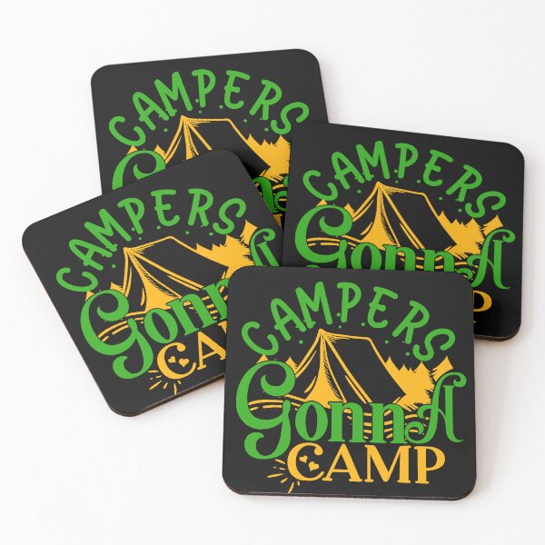 Item preview, campers gonna camp, camper gift idea, camper humor designed and sold by lapolonaise.