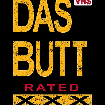Artwork thumbnail, Das Butt VHS (worn) [Roufxis-Rb] by RoufXis