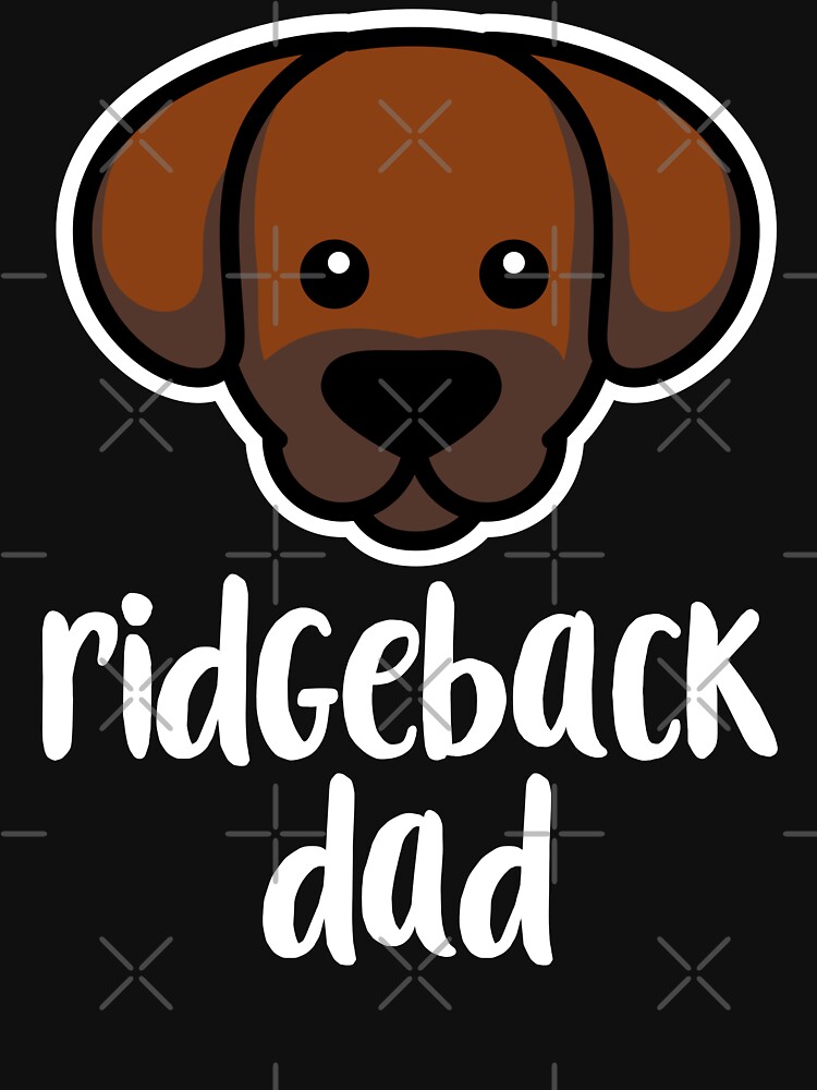 Ridgeback Dad Kawaii Dog Owner by brandoseven