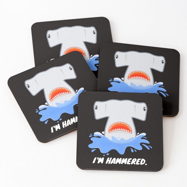 Item preview, I'm Hammered Hammerhead Shark designed and sold by BrighterDaysCo.