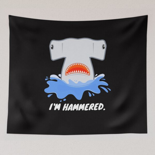 Item preview, I'm Hammered Hammerhead Shark designed and sold by BrighterDaysCo.