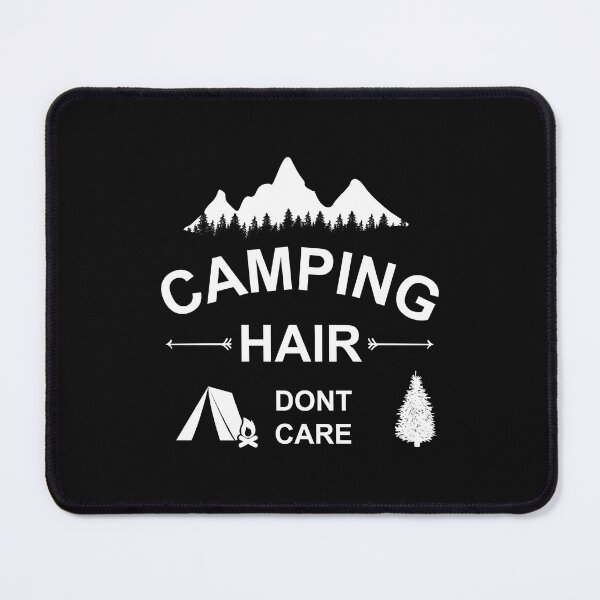 Item preview, camping hair, camper gift idea, camper humor designed and sold by lapolonaise.