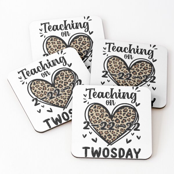 Item preview, Teaching On Twosday - Leopard 2-22-22 Heart designed and sold by Prince - Bestseller ★★★★★.