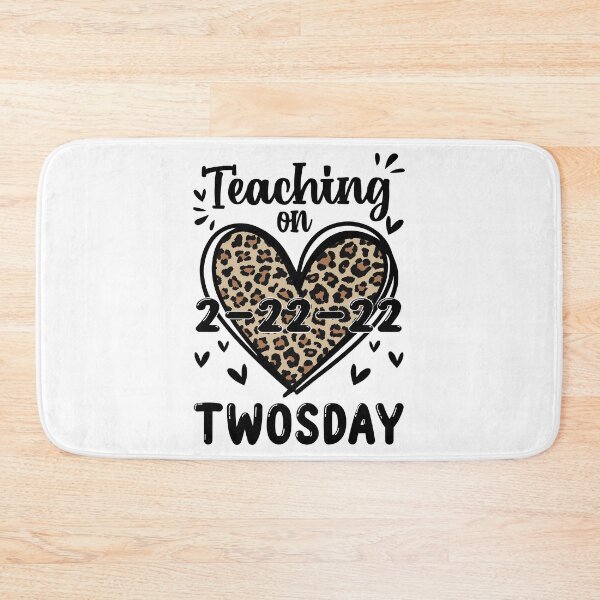 Item preview, Teaching On Twosday - Leopard 2-22-22 Heart designed and sold by Prince - Bestseller ★★★★★.