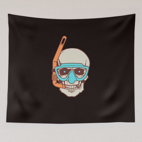 Item preview, Scuba Skull designed and sold by BrighterDaysCo.