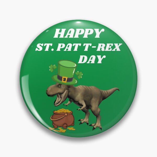 Item preview, Happy St. Pat T-Rex St Patrick's Day Shirt Kids Dinosaur  designed and sold by BronikowskiART.