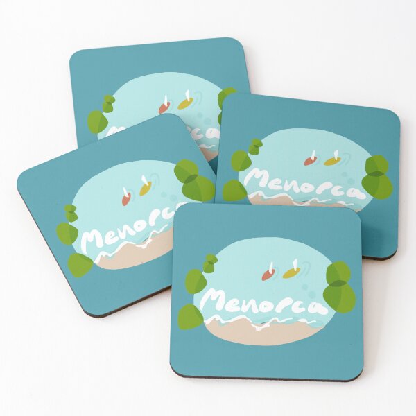 Item preview, Menorca island beach holiday logo designed and sold by Travel Planet.