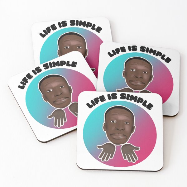Item preview, Life is simple, Learn From Khaby, funny shirt designed and sold by xteamdesign.