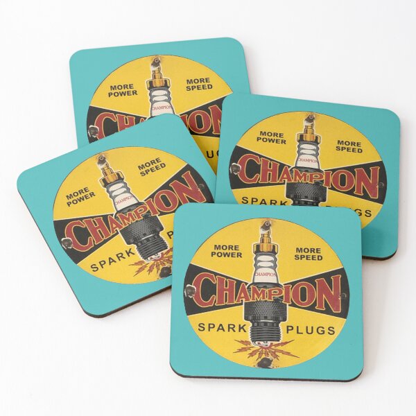 Item preview, Champion sparkplugs designed and sold by CtlAltDel.