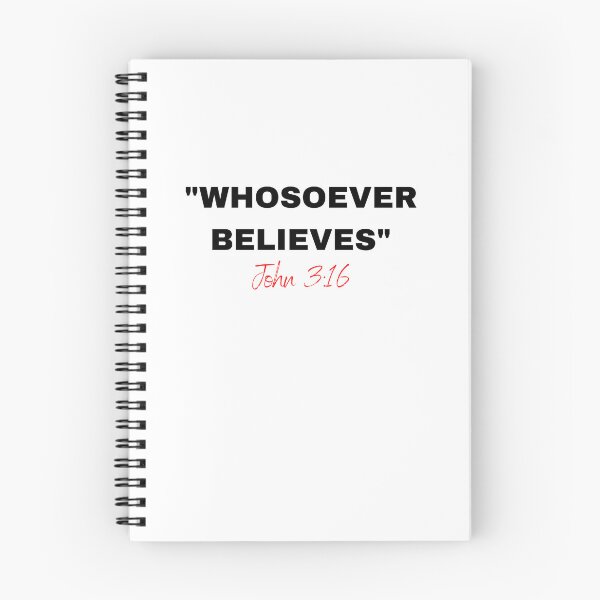 Item preview, "WHOSOEVER BELIEVES" John 3:16 designed and sold by Eccentricitees.