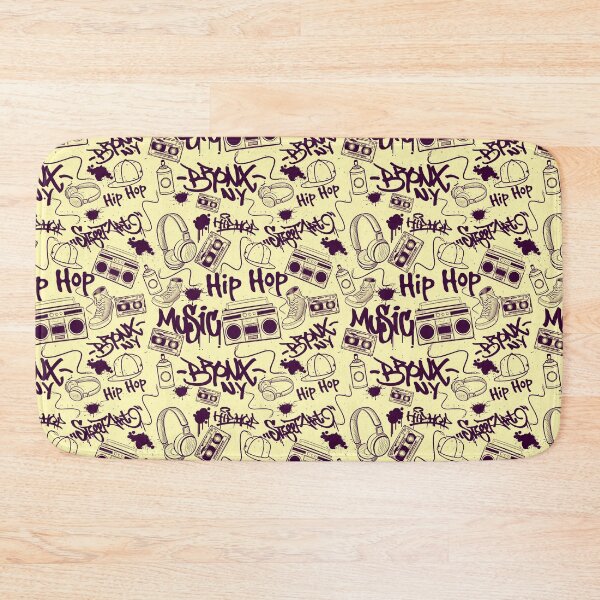 Item preview, Classic Hip Hop Underground 90s Pattern designed and sold by Salukeart.