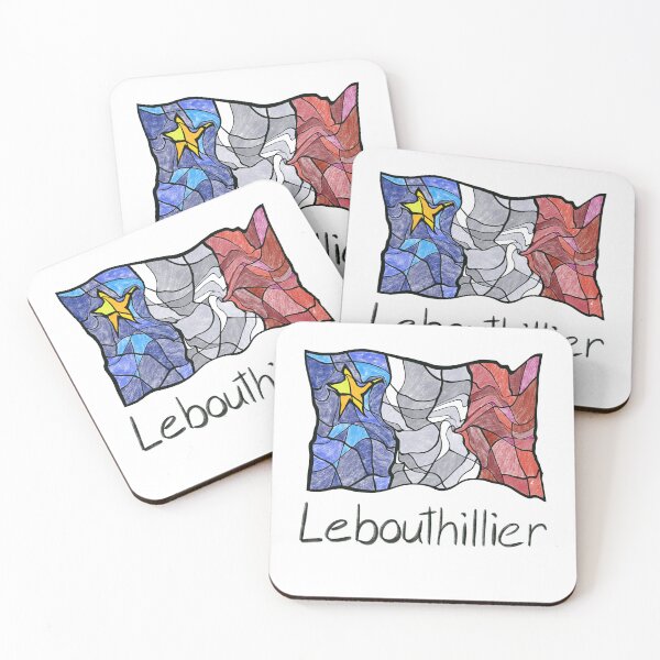 Artikelvorschau, Acadian Flag pastellfarbenes flüssiges Mosaik Lebouthillier - Drapeau acadien mosaique liquide pastel vitrail Lebouthillier entworfen und verkauft von ColoursOfFrance.