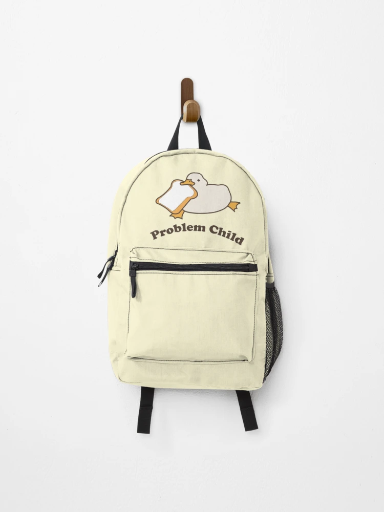 Cute duck with bread yellow funny kawaii animals Backpack for Sale by Yulmsss Redbubble