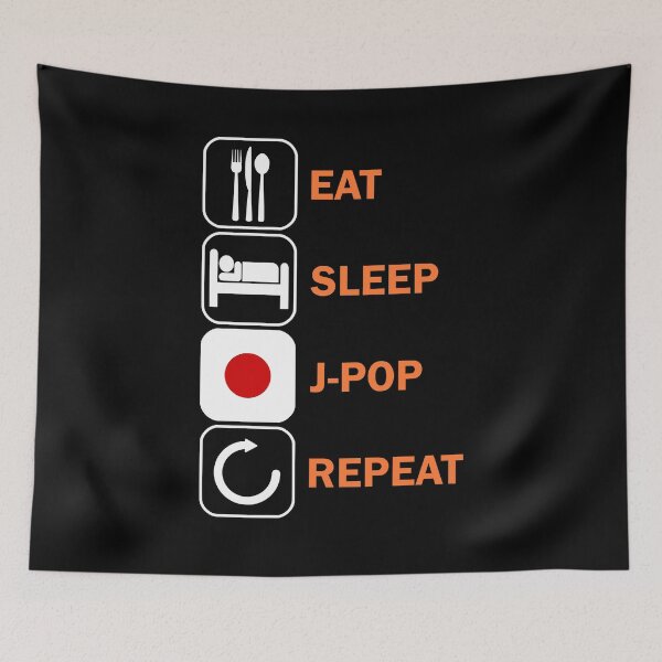 Item preview, Eat Sleep JPop Women Men Gift J-Pop designed and sold by DerNerd.