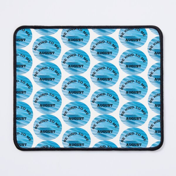 Item preview, Be kind to me August in blue rounded designed and sold by Bekindtome.