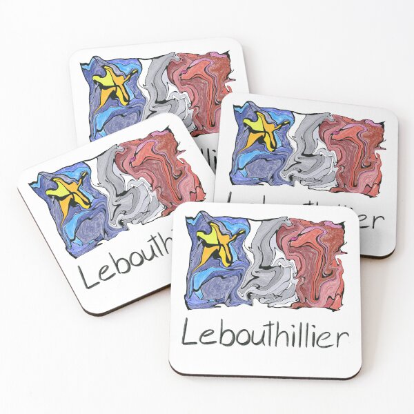 Artikelvorschau, Acadian Flag pastellfarbenes flüssiges Mosaik Lebouthillier - Drapeau acadien mosaique liquide pastel vitrail Lebouthillier entworfen und verkauft von ColoursOfFrance.