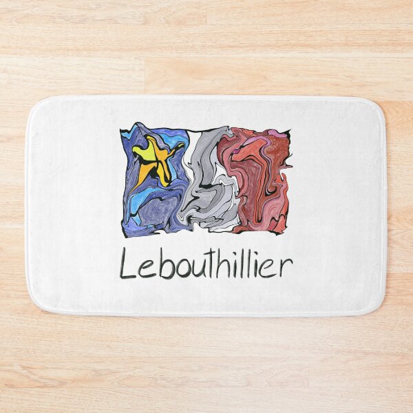 Item preview, Acadian Flag pastel liquid mosaic Lebouthillier - Drapeau acadien mosaïque liquide pastel vitrail Lebouthillier designed and sold by ColoursOfFrance.