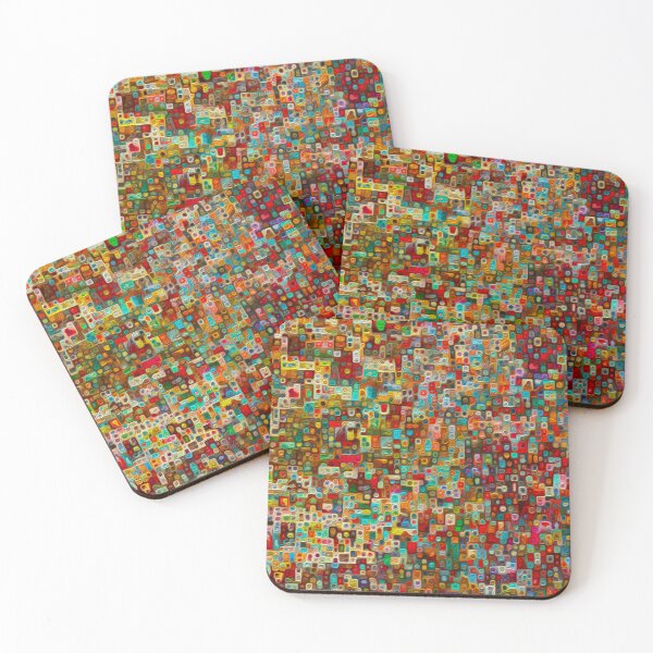 Item preview, Vibrant seamless oil artwork designed and sold by Bruno Beach.