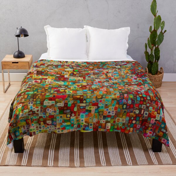Item preview, Vibrant seamless oil artwork designed and sold by Bruno Beach.