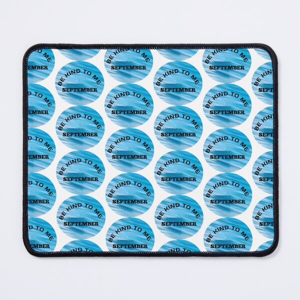 Item preview, Be kind to me September in blue rounded designed and sold by Bekindtome.