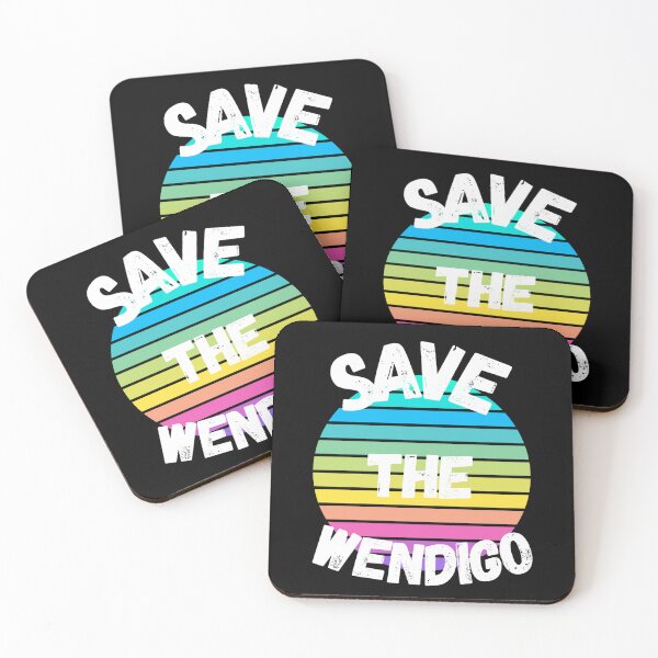 Item preview, Colorful SAVE THE WENDIGO - Funny scary designed and sold by LukjanovArt.