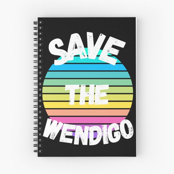 Item preview, Colorful SAVE THE WENDIGO - Funny scary designed and sold by LukjanovArt.