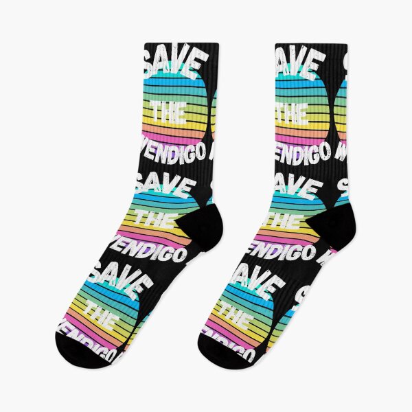 Item preview, Colorful SAVE THE WENDIGO - Funny scary designed and sold by LukjanovArt.
