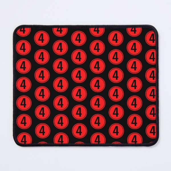 Item preview, Big Red Dot Number 4  designed and sold by NECHSTORE.