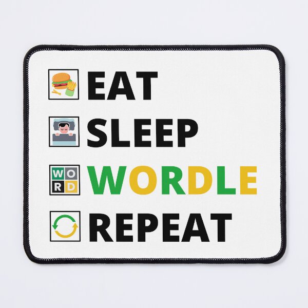 Item preview, Eat Sleep Wordle Repeat designed and sold by NineOneOne.