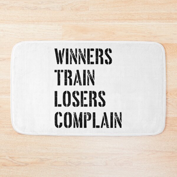 Item preview, Funny Workout, Winners Train Losers Complain, motivational  fitness Gym, sarcastic Rude Offended saying, boyfriend girlfriend designed and sold by joygift369.