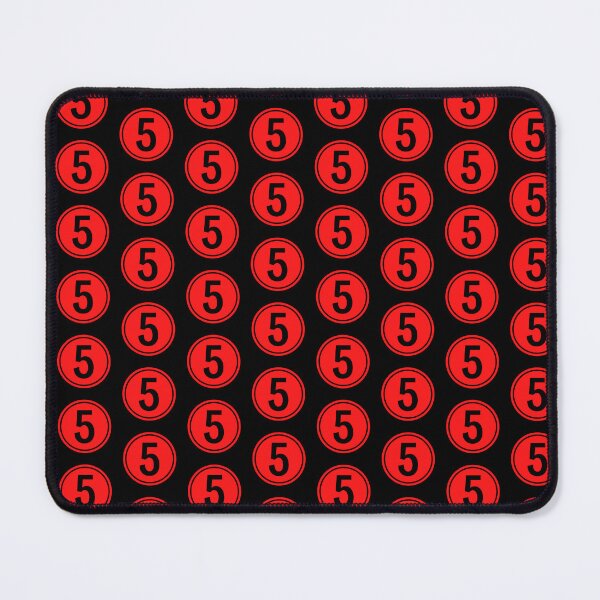 Item preview, Big Red Dot Number 5 designed and sold by NECHSTORE.