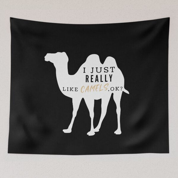 Item preview, I Just Really Like Camels Ok | Funny Wildlife Shirt designed and sold by Brimwood.