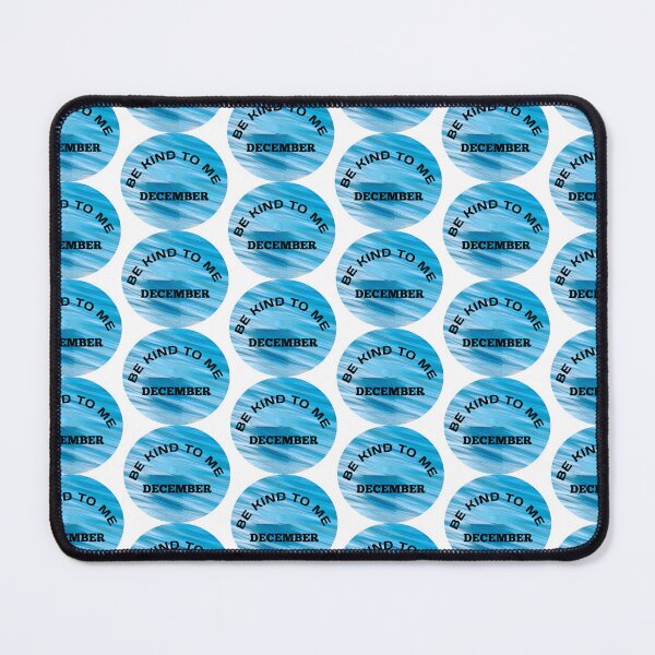 Item preview, Be kind to me December in blue rounded designed and sold by Bekindtome.
