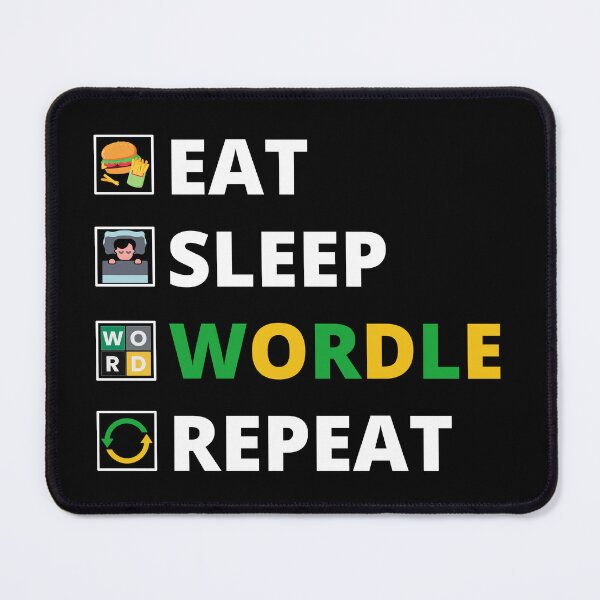 Item preview, Eat Sleep Wordle Repeat designed and sold by NineOneOne.