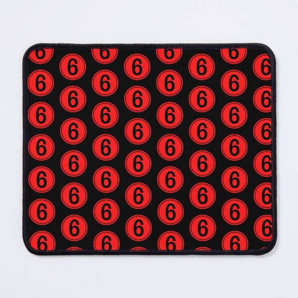 Item preview, Big Red Dot Number 6 designed and sold by NECHSTORE.