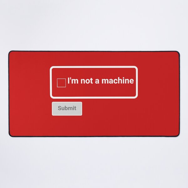 Item preview, I Am Not a machine- Funny Computer designed and sold by mahnoudpro.