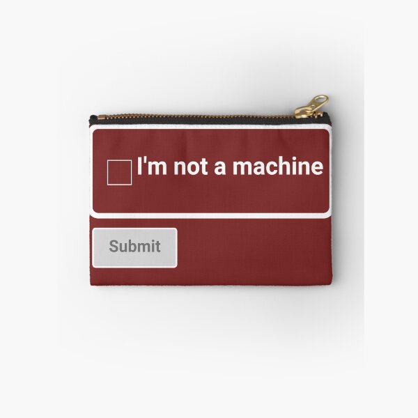 Item preview, I Am Not  a machine- Funny Computer designed and sold by mahnoudpro.