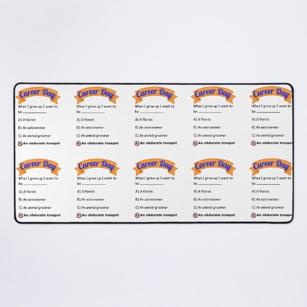 Item preview, Career Day – Want to Be DETERMINED! designed and sold by Ferocious-Pear.