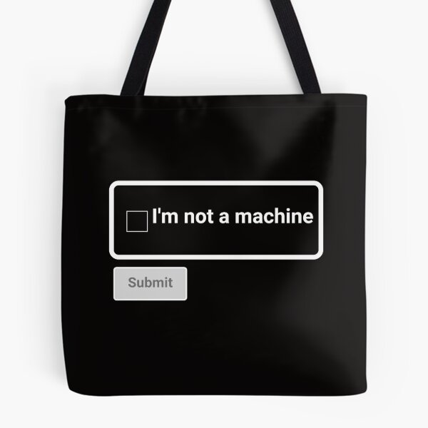 Item preview, I Am Not  a machine- Funny Computer designed and sold by mahnoudpro.