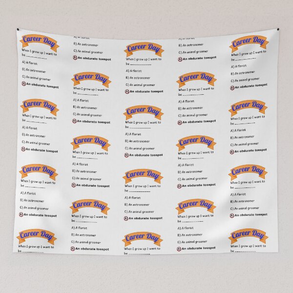 Item preview, Career Day – Want to Be DETERMINED! designed and sold by Ferocious-Pear.