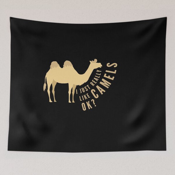 Item preview, I Just Really Like Camels Ok | Funny Wildlife Shirt designed and sold by Brimwood.