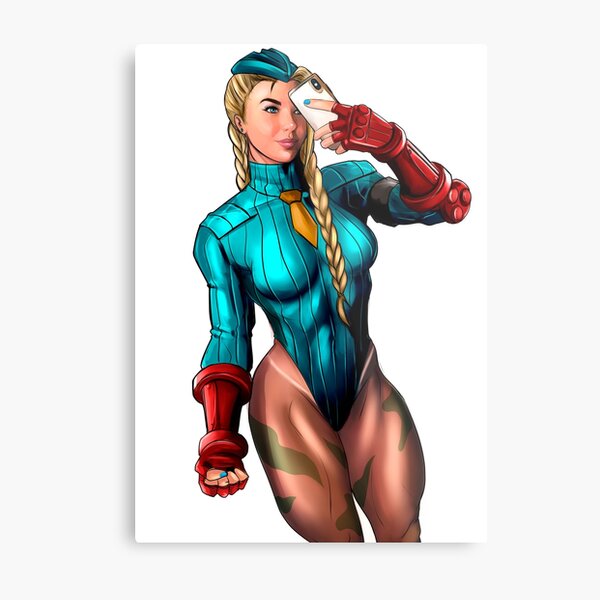 CAMMY WHITE STREET FIGHTER outfit 1 Metal Print