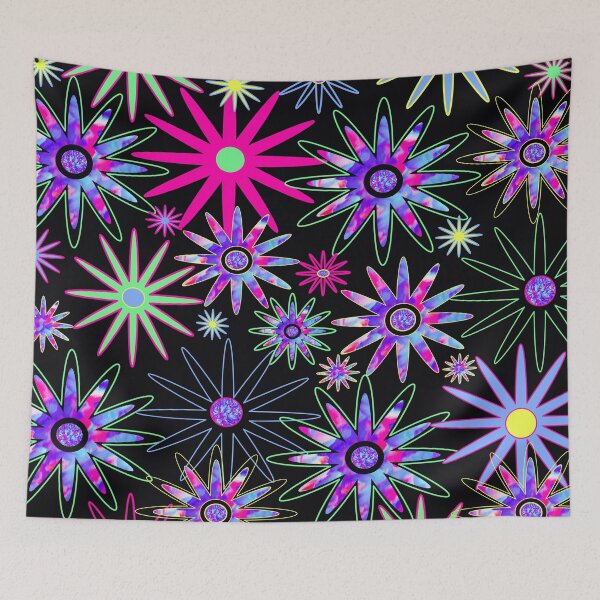 Item preview, Psychedelic Flowers designed and sold by umeimages.
