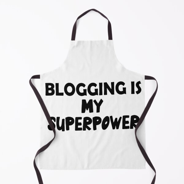 Item preview, Blogging Is My Superpower , Funny Simple Text Black And White Font  designed and sold by Every Pet  Shirts.
