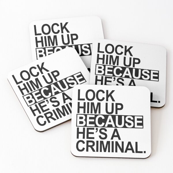 Item preview, Lock Him Up BECAUSE He's a criminal (black box) designed and sold by Thelittlelord.
